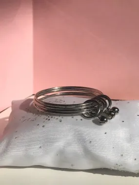 5 layer bangle Silver