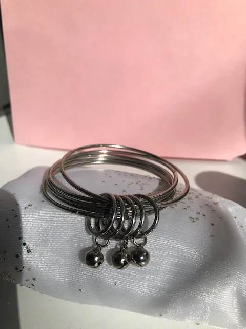5 layer bangle Silver