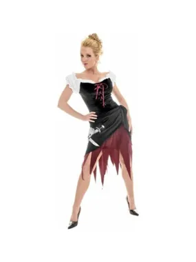Adult Embroidered Hip Pirate Wench Costume