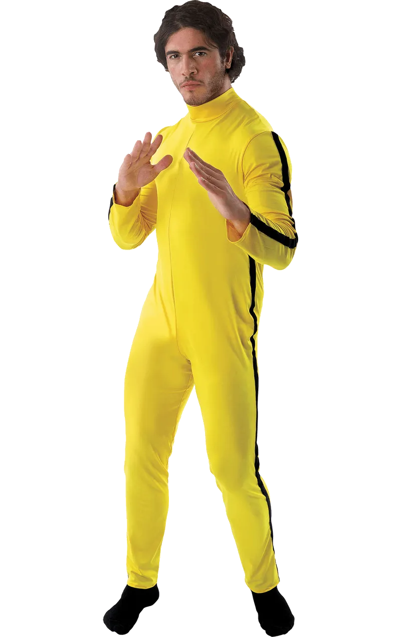 Adult Kill Bill Bruce Lee Jumpsuit Costume