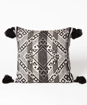 Alpaca Cushion Cover in Greys & Black