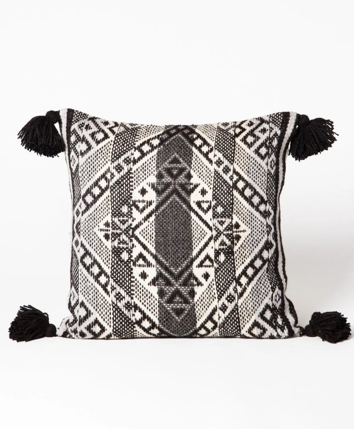 Alpaca Cushion Cover in Greys & Black