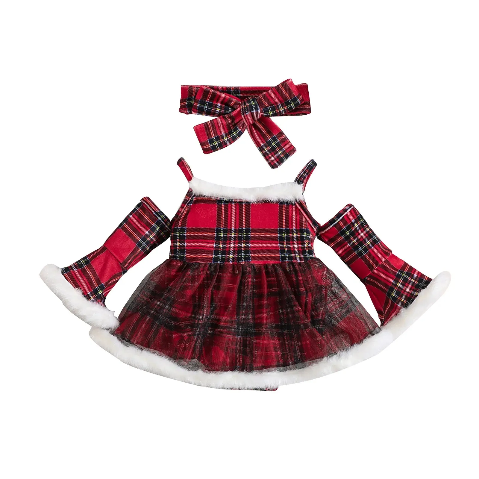 Angelina Christmas Romper Set