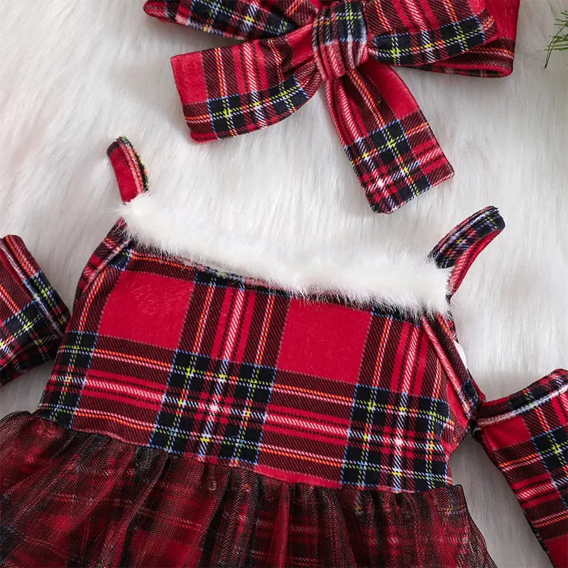 Angelina Christmas Romper Set