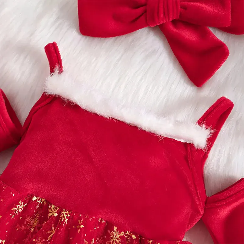 Angelina Christmas Romper Set