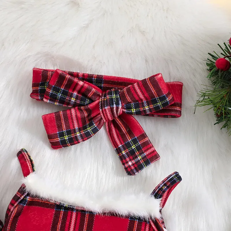 Angelina Christmas Romper Set