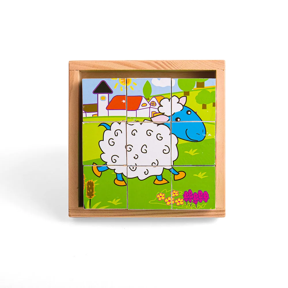 Animal Cube Puzzle