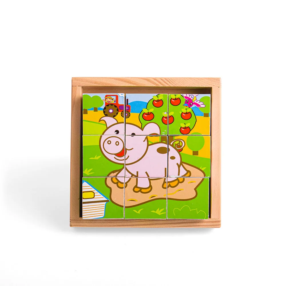Animal Cube Puzzle
