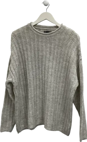 ASOS Beige Oversize Knit Jumper UK S
