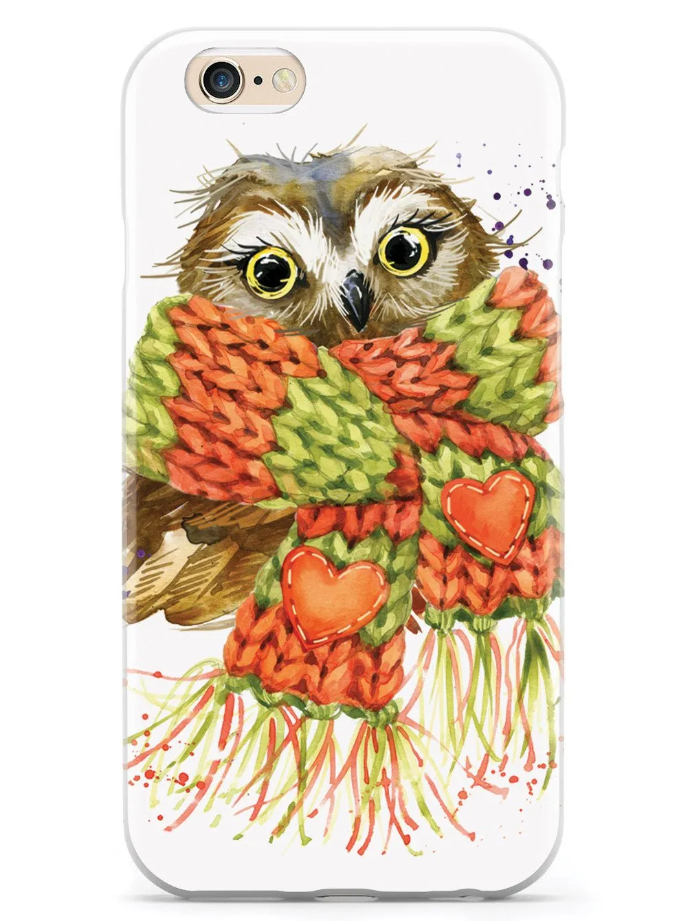 Autumn Owl with Scarf Case