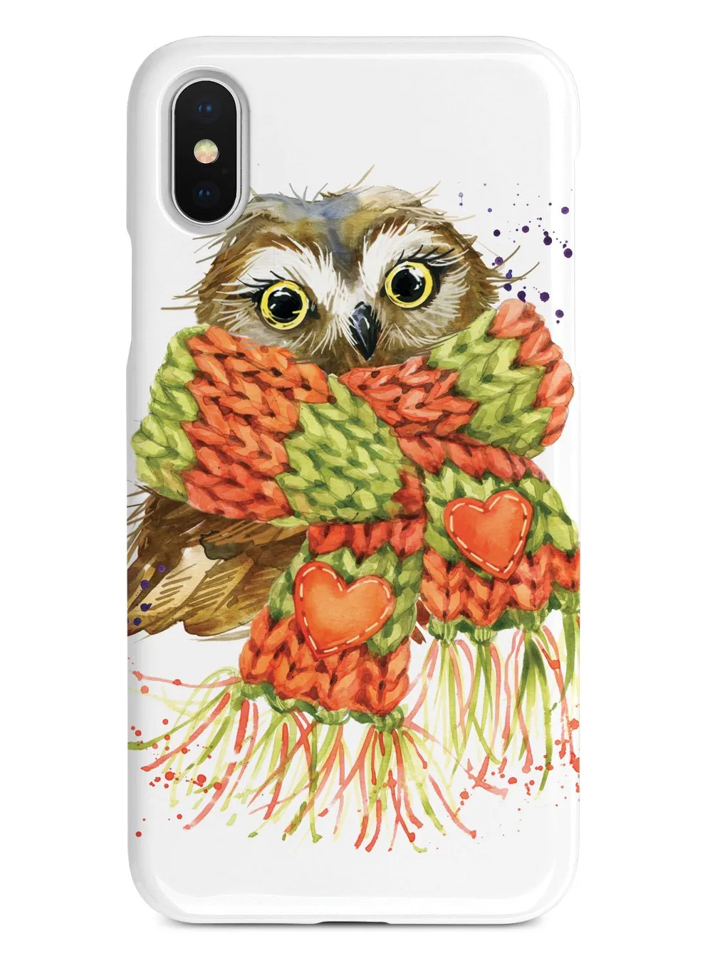 Autumn Owl with Scarf Case
