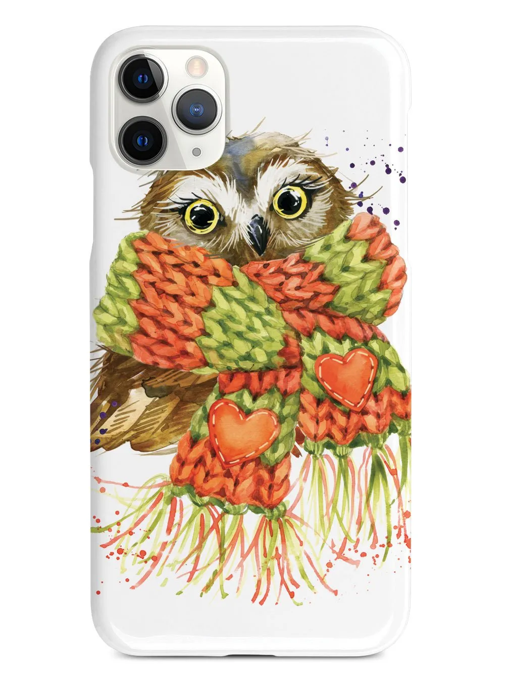 Autumn Owl with Scarf Case