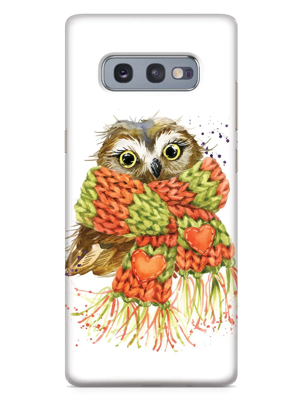 Autumn Owl with Scarf Case
