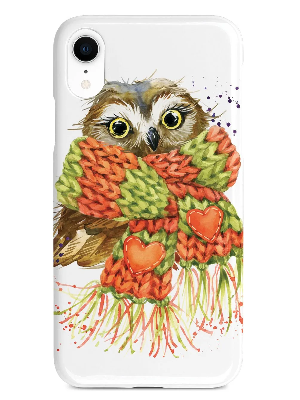 Autumn Owl with Scarf Case