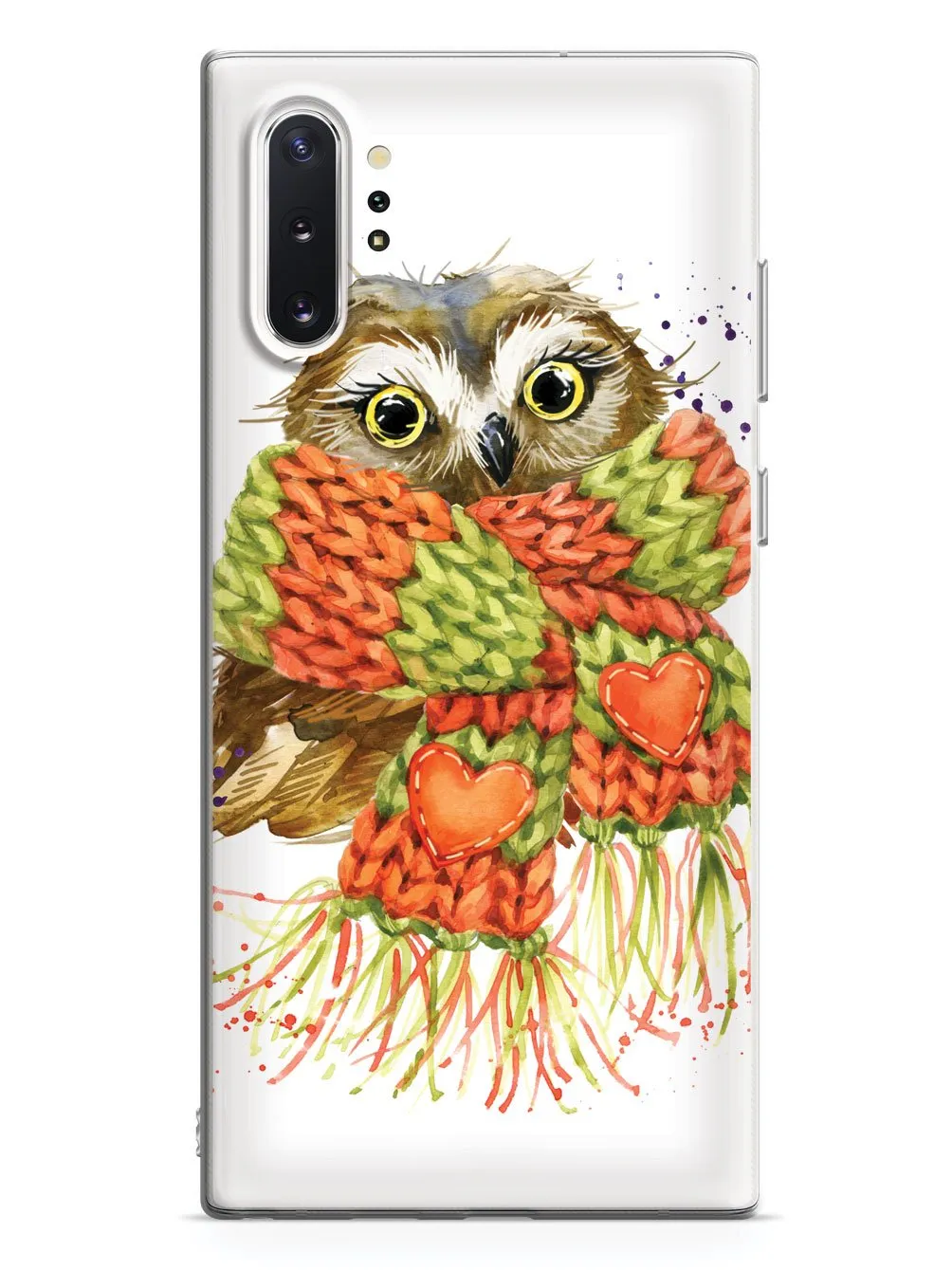 Autumn Owl with Scarf Case