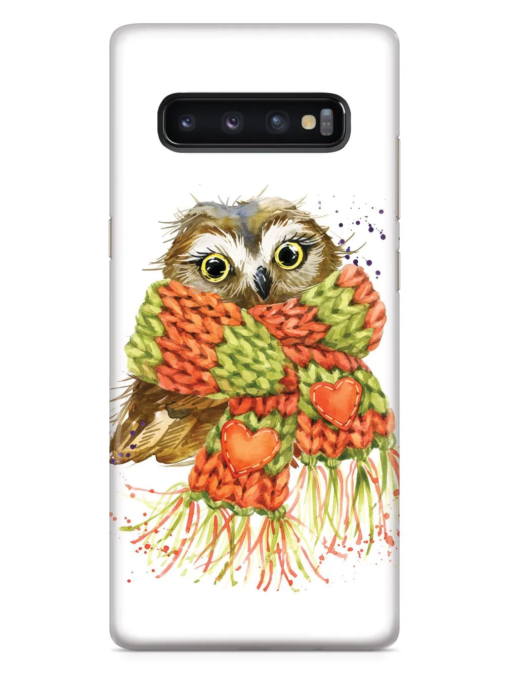 Autumn Owl with Scarf Case