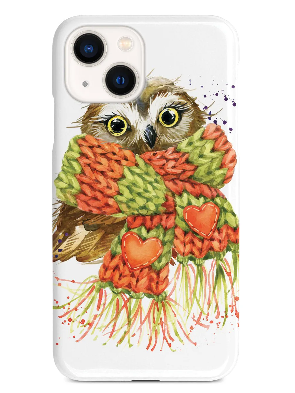 Autumn Owl with Scarf Case