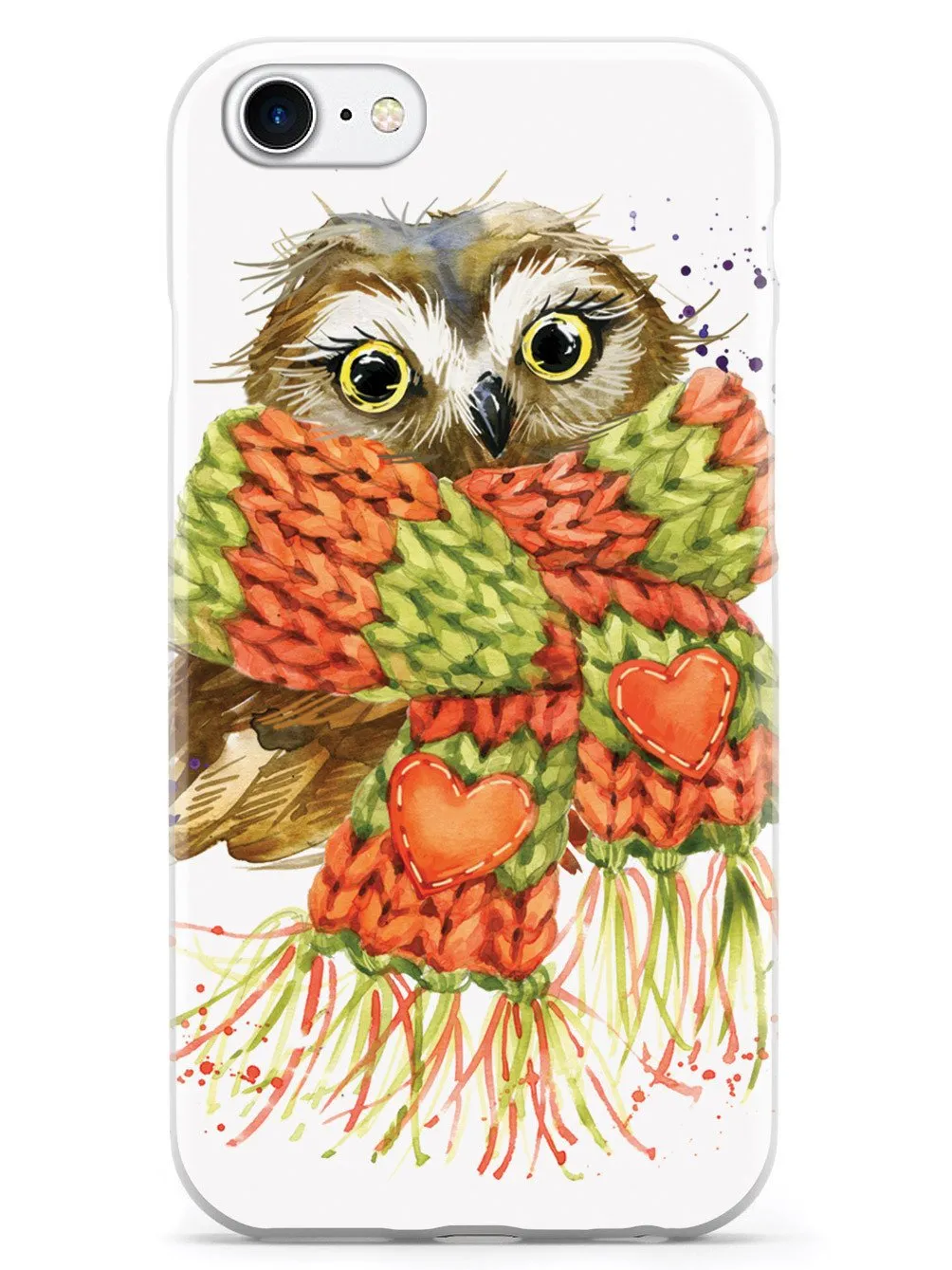 Autumn Owl with Scarf Case