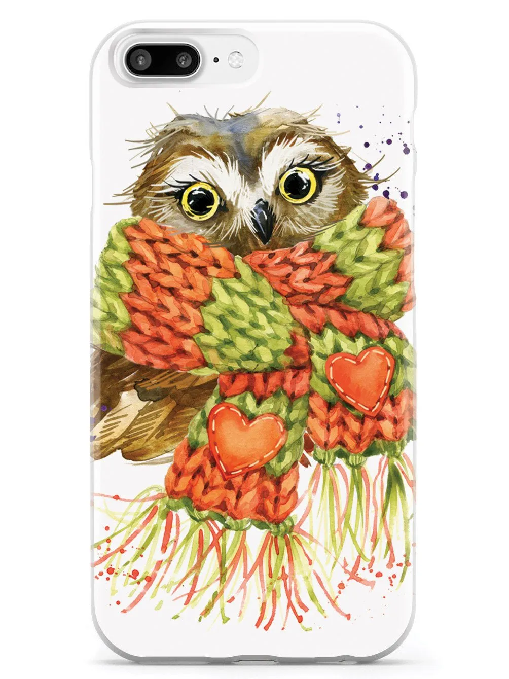 Autumn Owl with Scarf Case