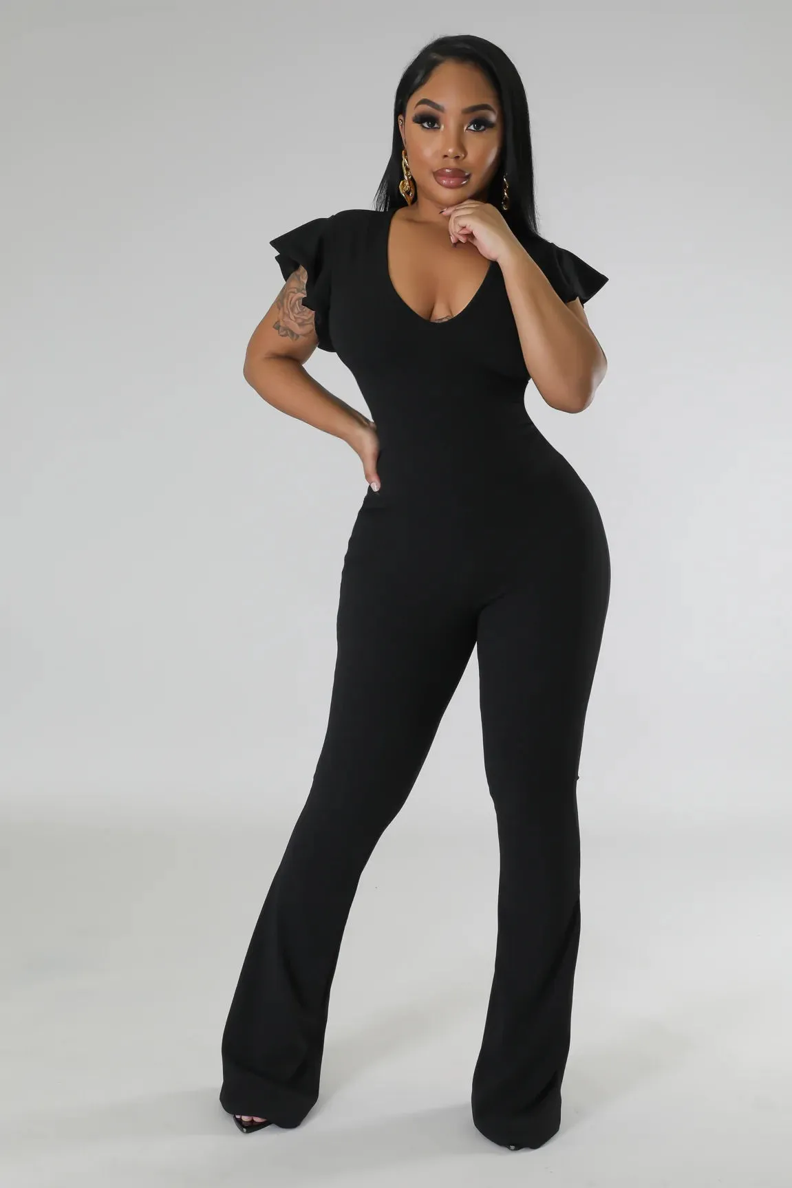 AVA JUMPSUIT | BLACK