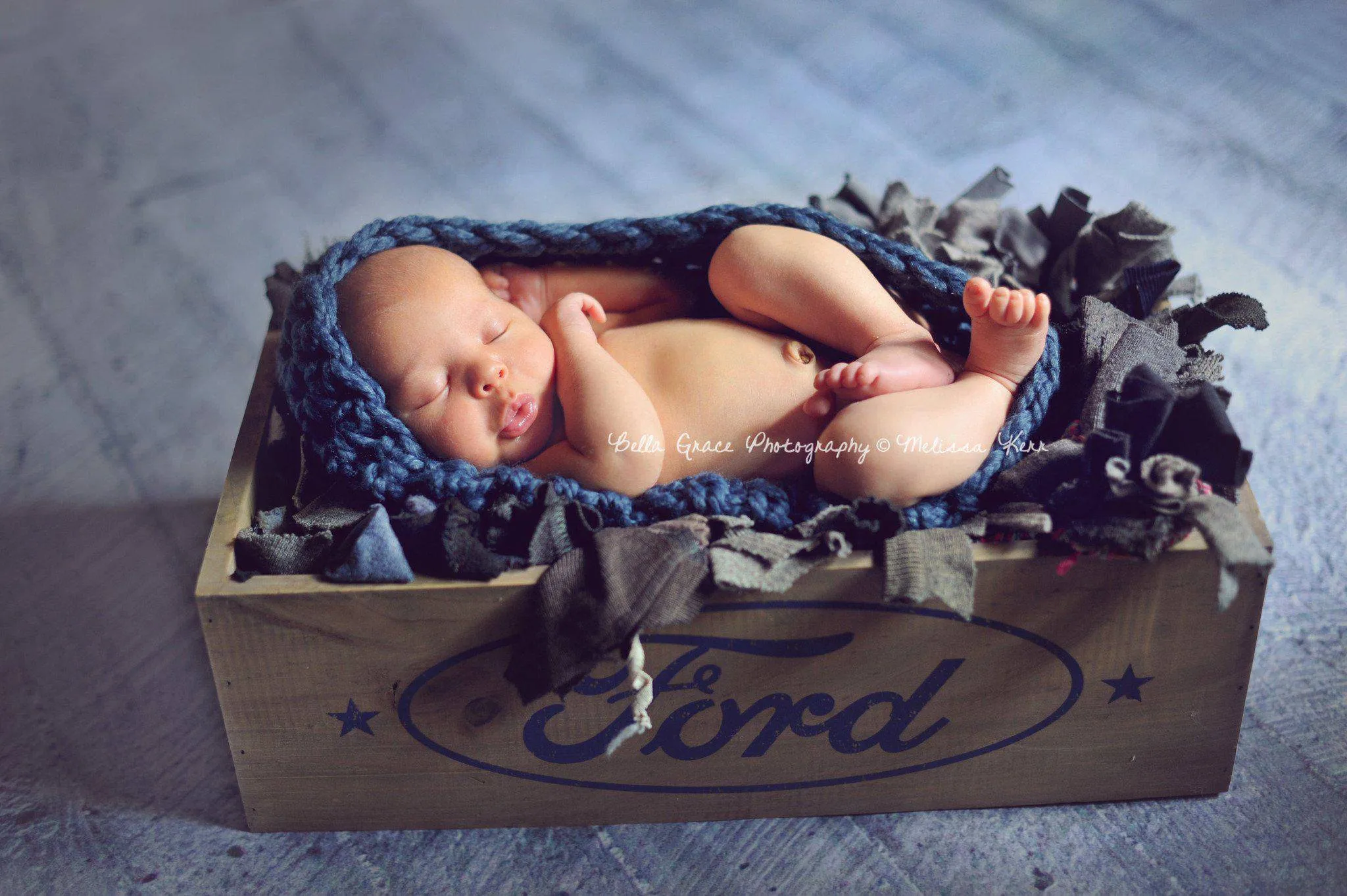 Baby Bowl Newborn Denim Blue Egg