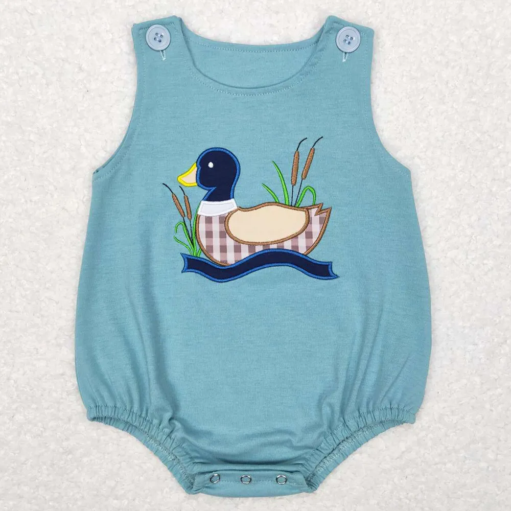 Baby Infant Boys Rompers Duck Summer Sleeveless Rompers SR0590
