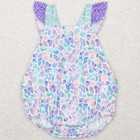 Baby Infant Girls Romper Summer Sea Shell Ruffle Rompers SR0735
