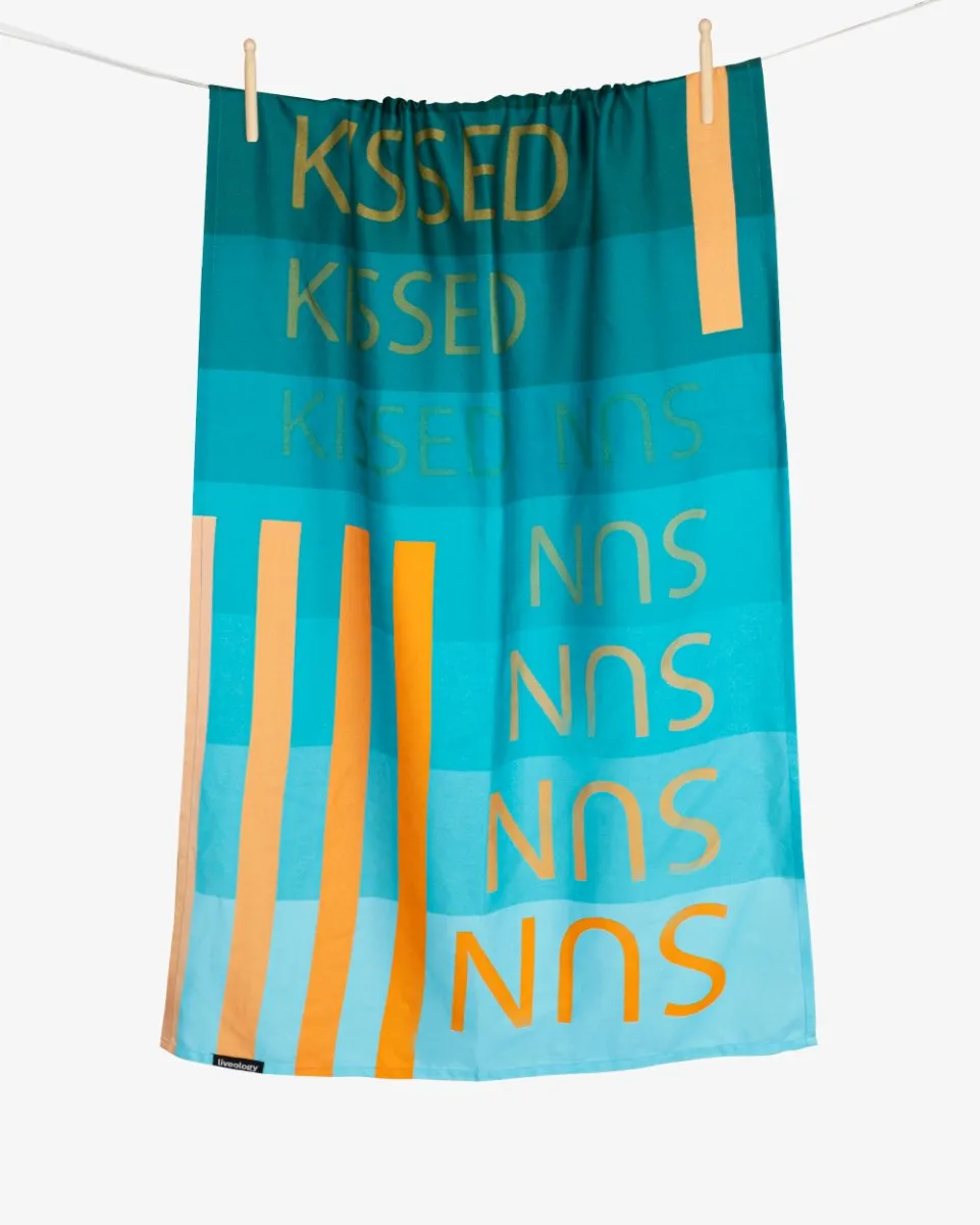 Bamboo & Cotton Blend Printed Bath Towel | Sun Kissed