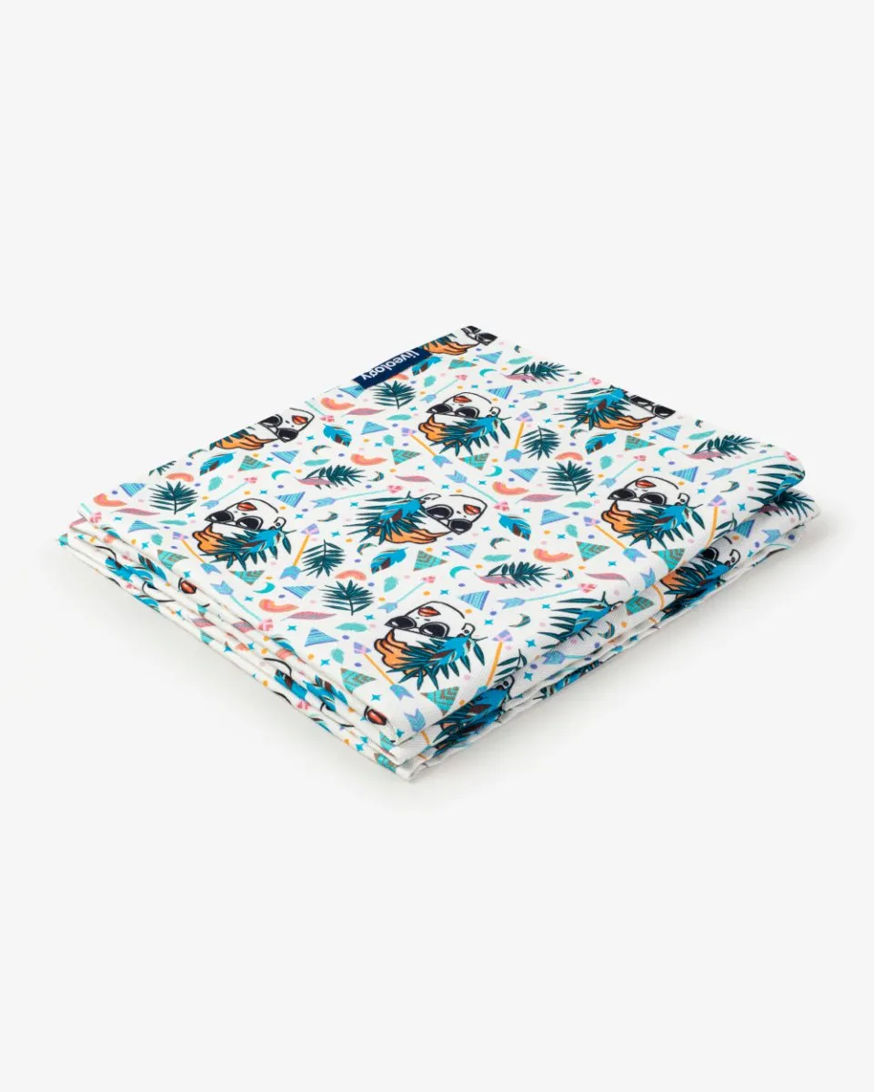 Bamboo & Cotton Blend Printed Beach & Bath Towel | Boho Lady