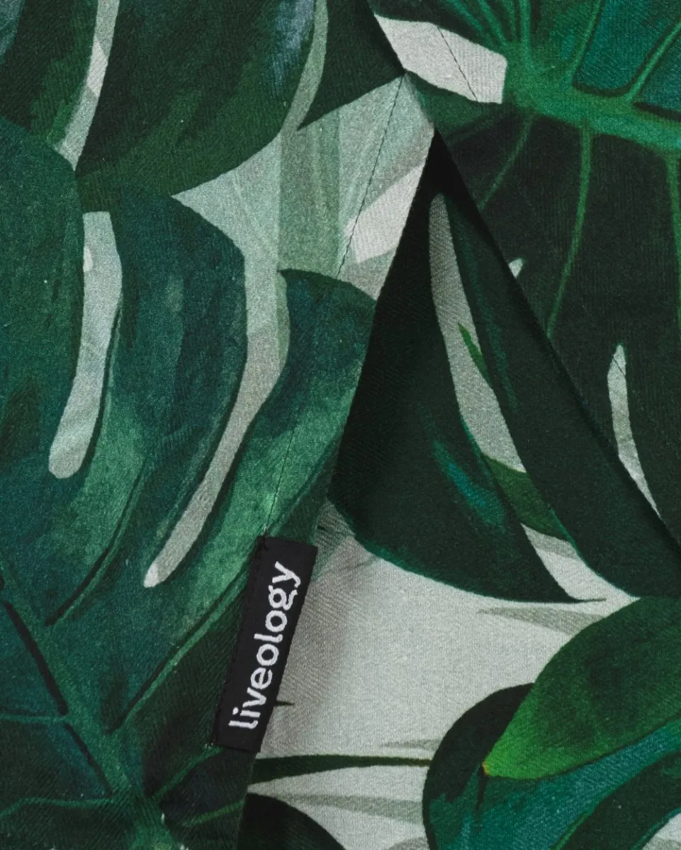 Bamboo & Cotton Blend Printed Beach Towel | Tropical Lust