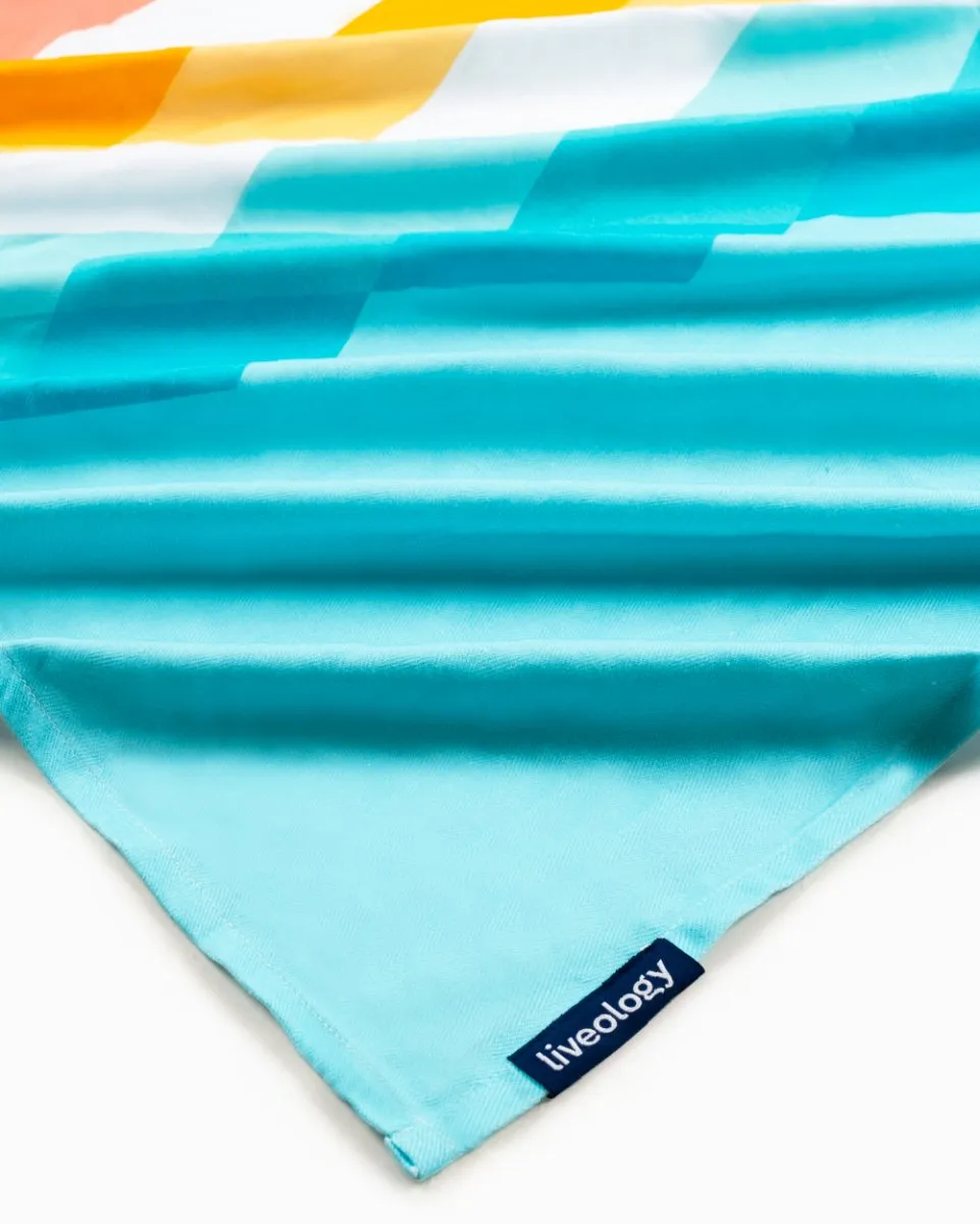 Bamboo & Cotton Blend Printed Beach Towels | Summer Days