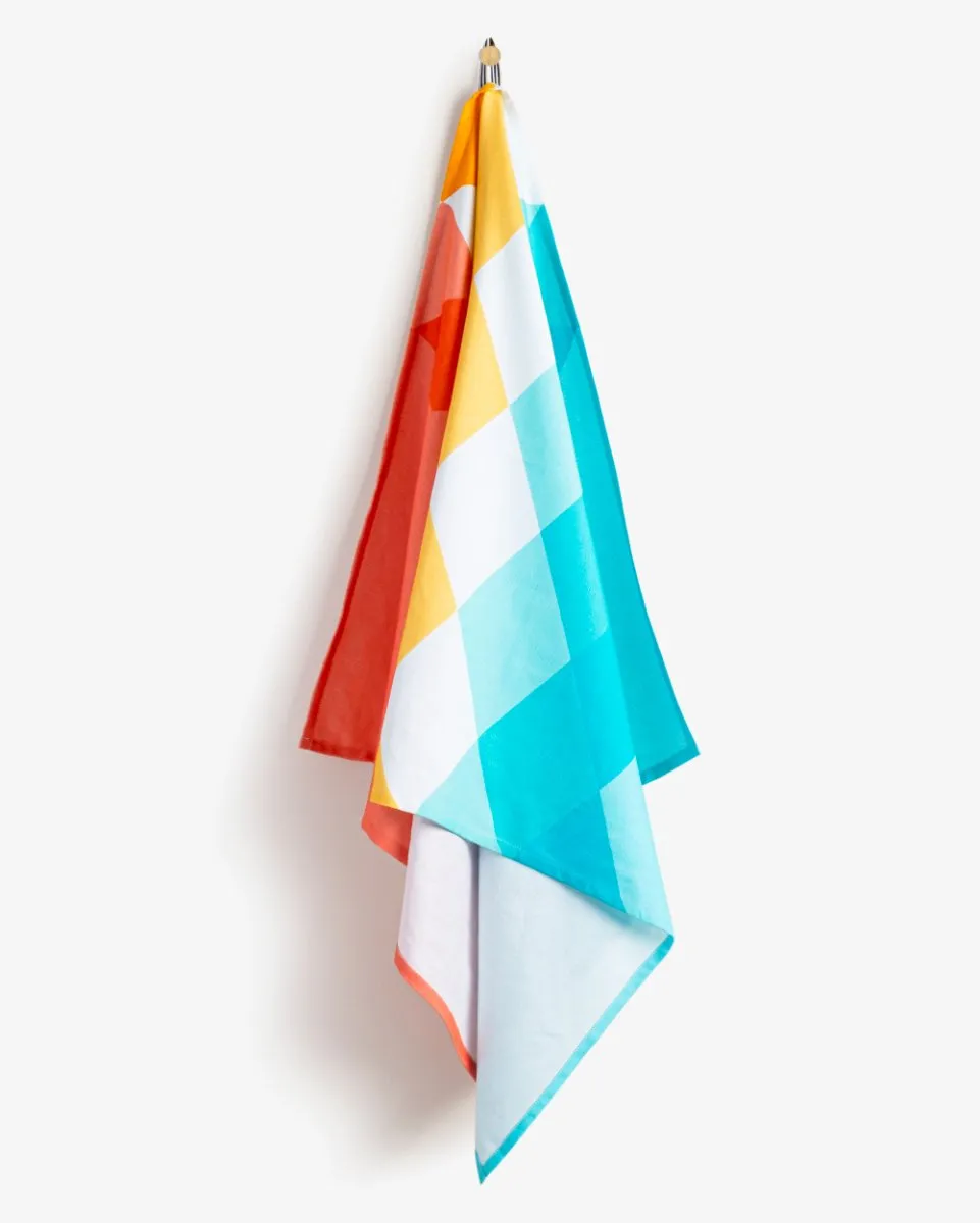 Bamboo & Cotton Blend Printed Beach Towels | Summer Days