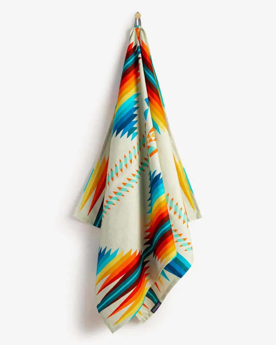 Bamboo & Cotton Blend Printed Everyday Bath Towel | Acapulco