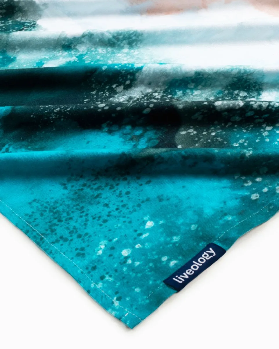 Bamboo & Cotton Blend Printed Everyday Bath Towel | Beach Days