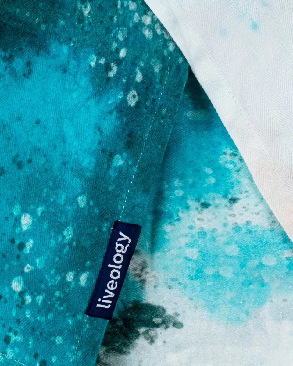 Bamboo & Cotton Blend Printed Everyday Bath Towel | Beach Days