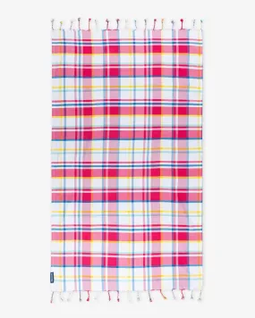 Bamboo & Cotton Blend Woven Bath Towel | Felicity Pink
