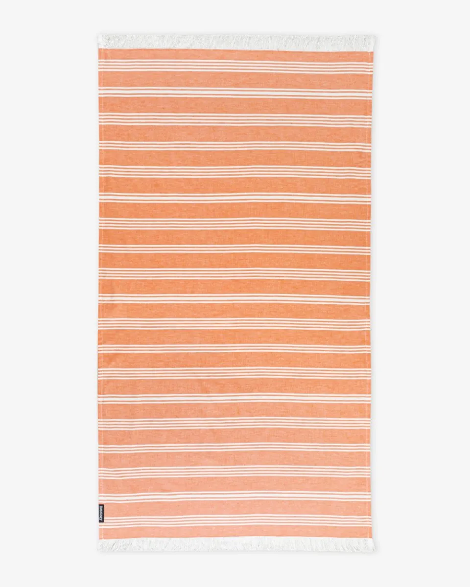 Bamboo & Cotton Blend Woven Bath Towel | Santa Fe Rust