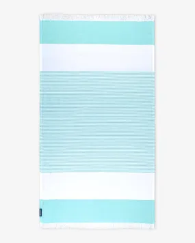 Bamboo & Cotton Blend Woven Bath Towels | Bali Green