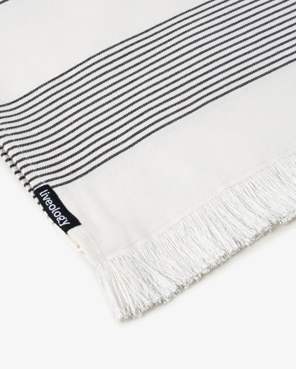 Bamboo & Cotton Blend Woven Beach Towel | Sandbar