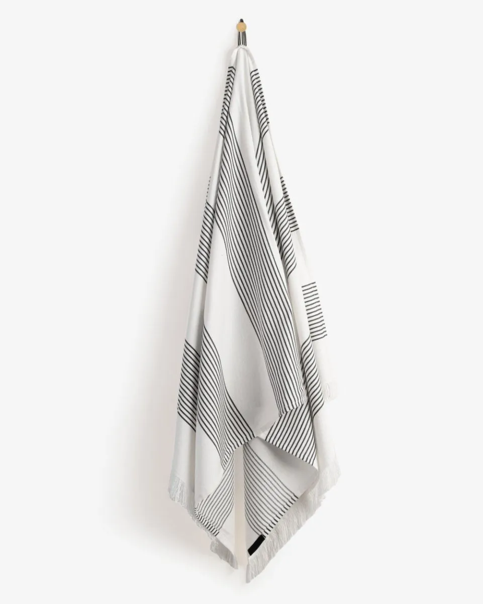 Bamboo & Cotton Blend Woven Beach Towel | Sandbar