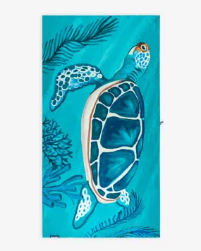 Bamboo & Cotton Printed Beach & Bath Towel | Turtled