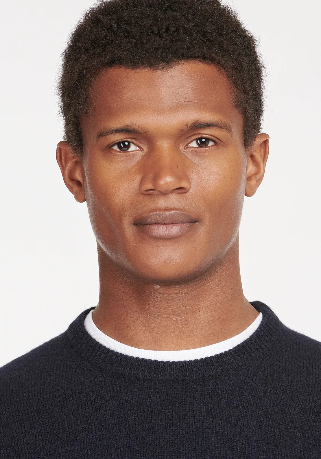 Barbour Men’s Patch Crew Neck Jumper, Navy