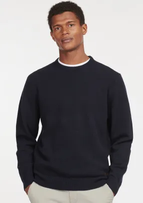Barbour Men’s Patch Crew Neck Jumper, Navy