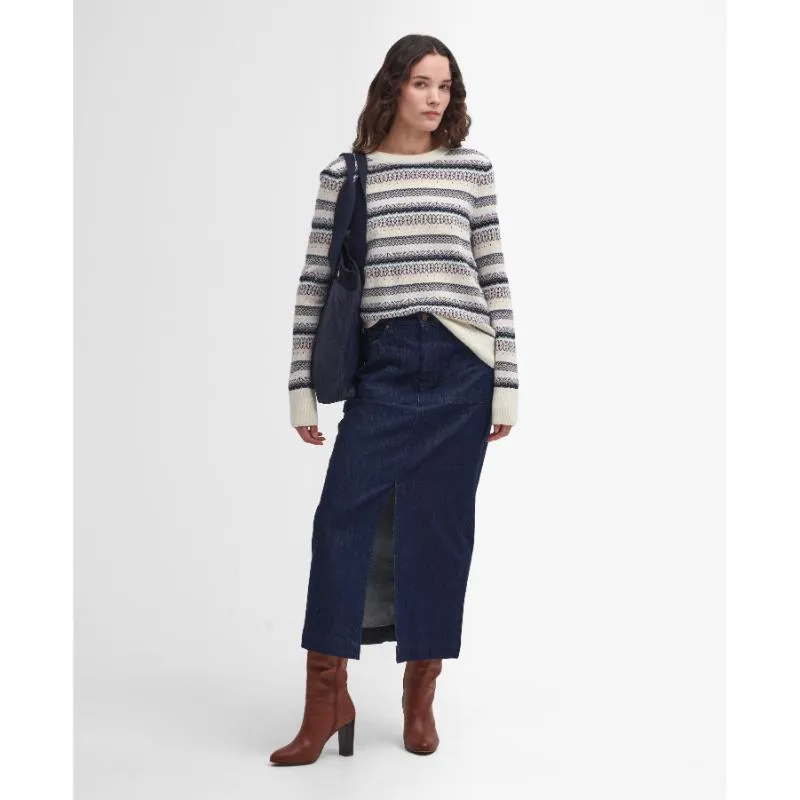 Barbour Peak Knitted Ladies Jumper - Multi