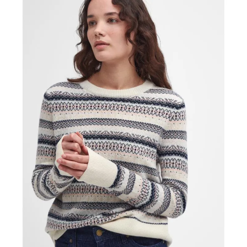 Barbour Peak Knitted Ladies Jumper - Multi