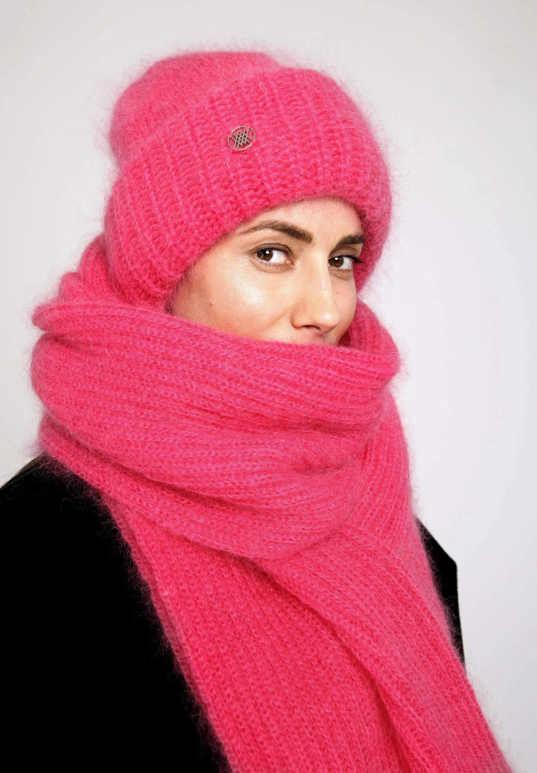 BARROW CHUNKY BEANIE - Bright pink