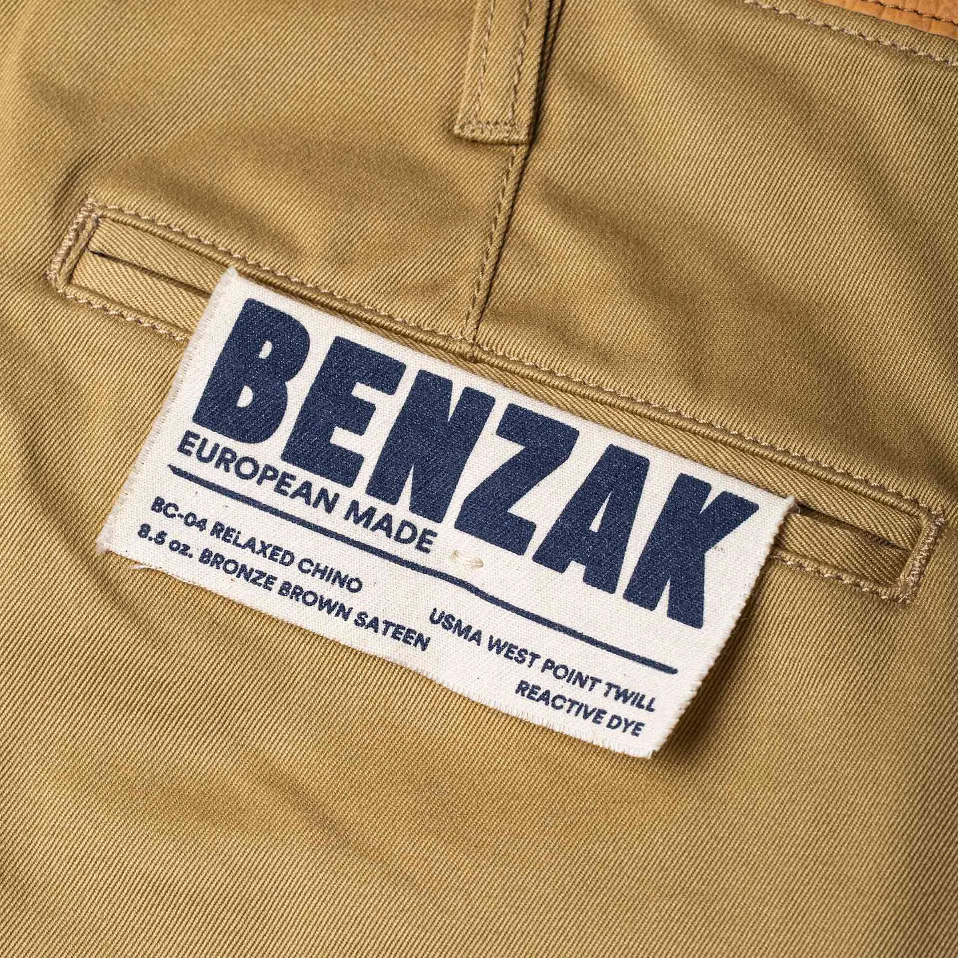 BC-04 RELAXED CHINO 8.5 oz. bronze brown sateen twill [CORE]