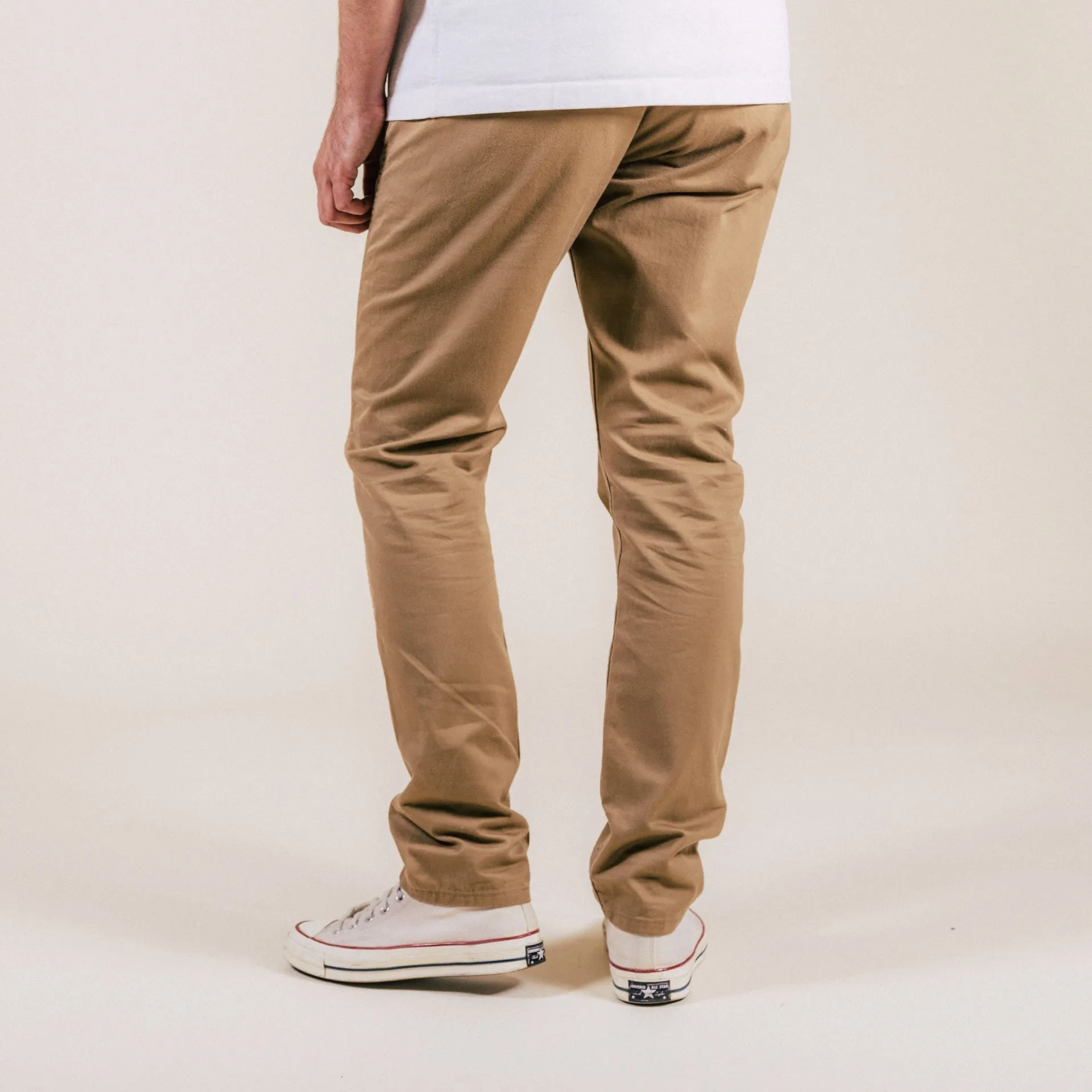 BC-04 RELAXED CHINO 8.5 oz. bronze brown sateen twill [CORE]