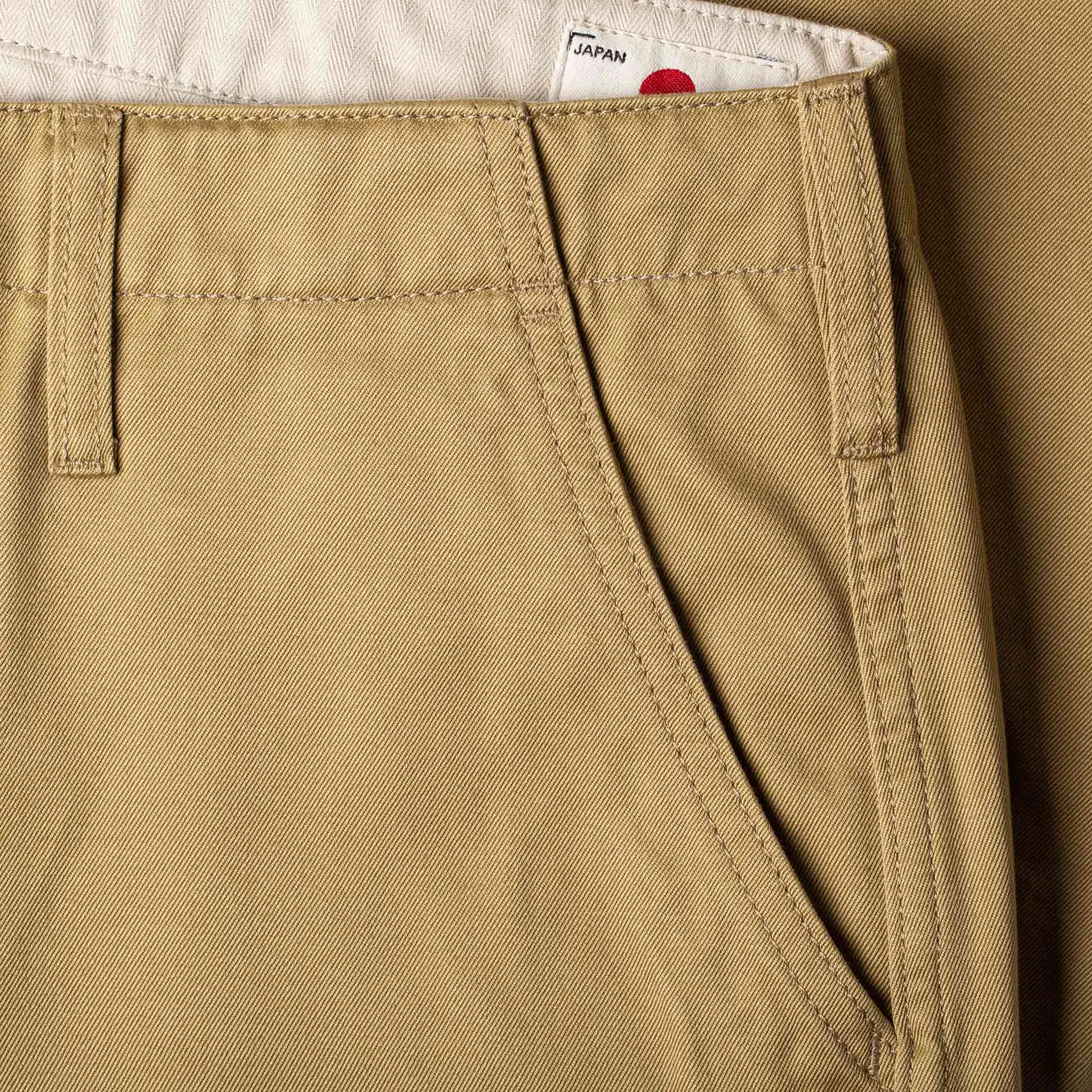 BC-04 RELAXED CHINO 8.5 oz. bronze brown sateen twill [CORE]