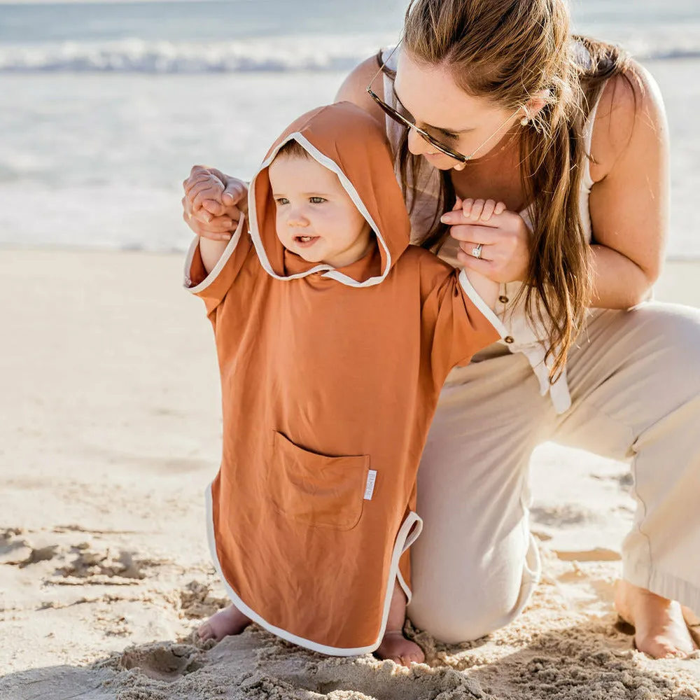 Beach Poncho - Desert Brown